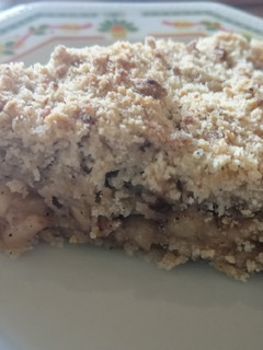Una foto de Crumble de manzana