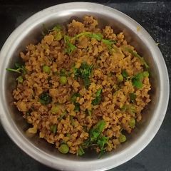 Healthy veg keema matar recipe A picture of Healthy veg keema matar recipe.