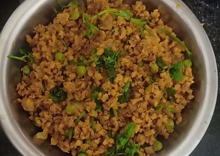 Recipe of Any-night-of-the-week Healthy veg keema matar recipe