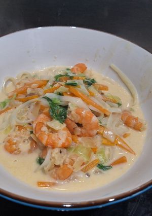 Une photo de Laksa de crevette