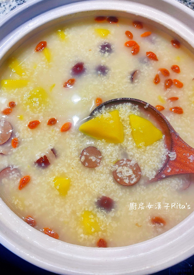 南瓜小米粥 的食譜成品照片
