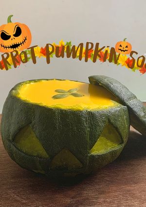 甘荀南瓜濃湯 Carrot Pumpkin Soup🎃 的食譜成品照片