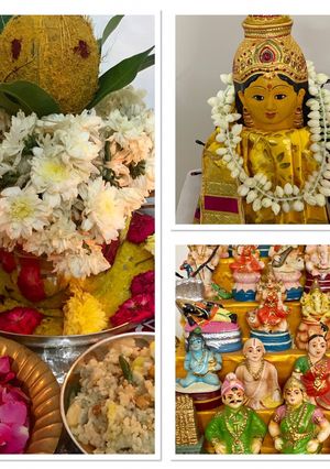 A picture of Happy navaratri.