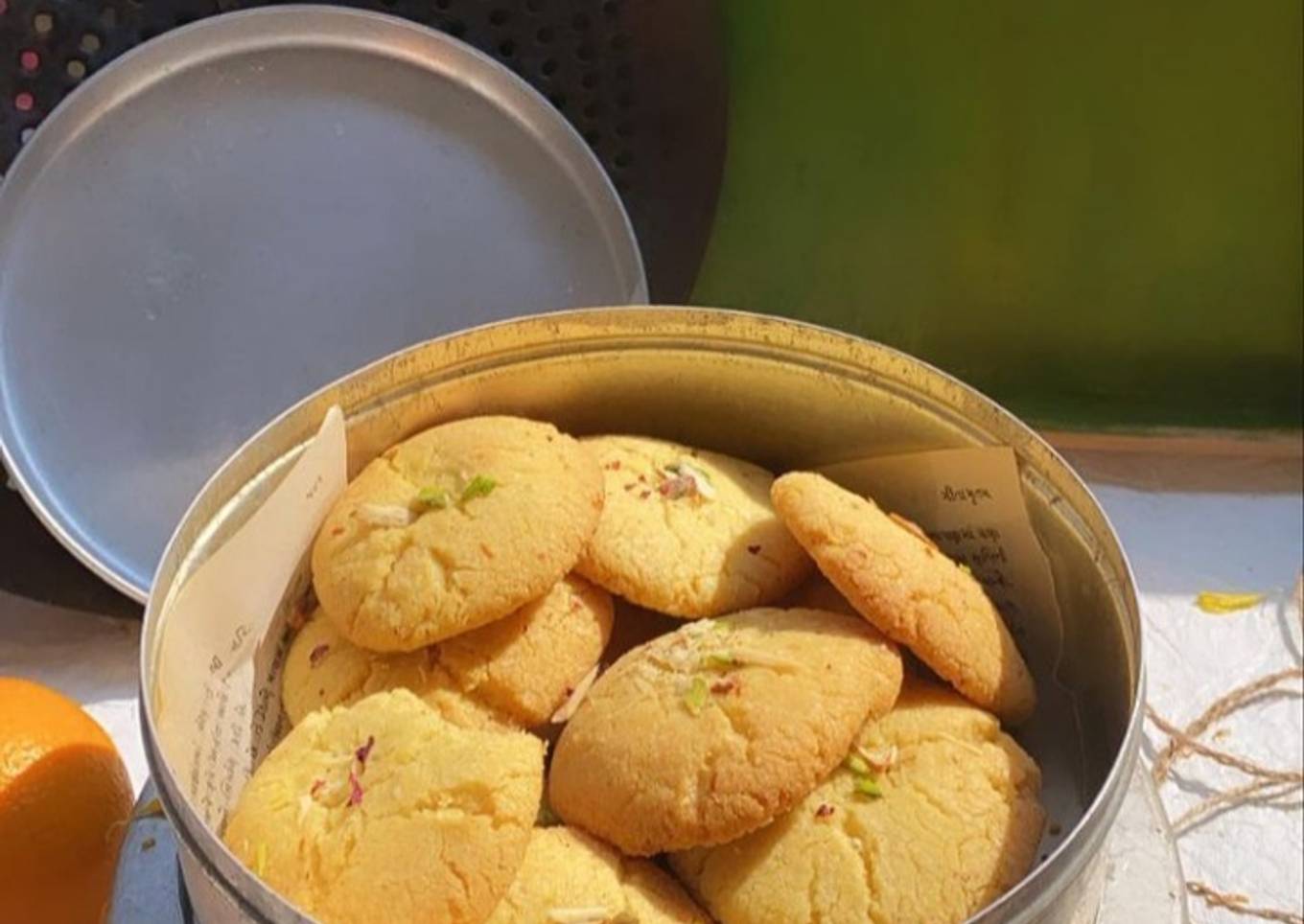 Orange Nankhatai