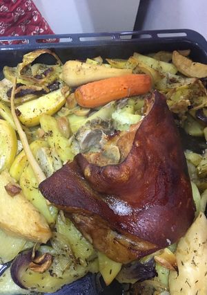Csülök pékné módra recept fotója