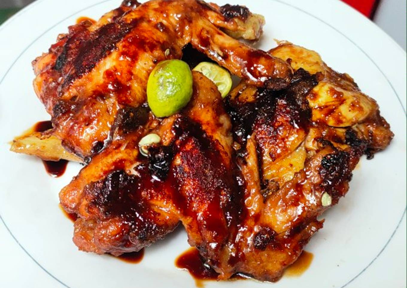 Ayam Bakar Simple. Pke teplon