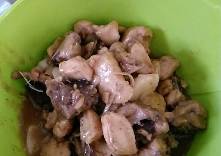 Ayam saus tiram sederhana