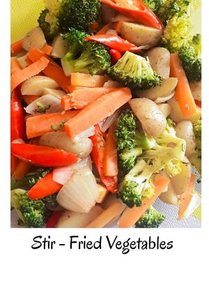 Foto resep Stir-Fried Vegetables