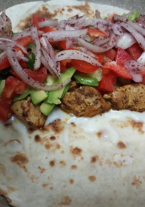 صورة لوصفة بوريتو دجاج