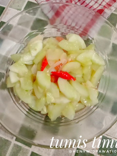 Foto resep Tumis timun/oseng timun
