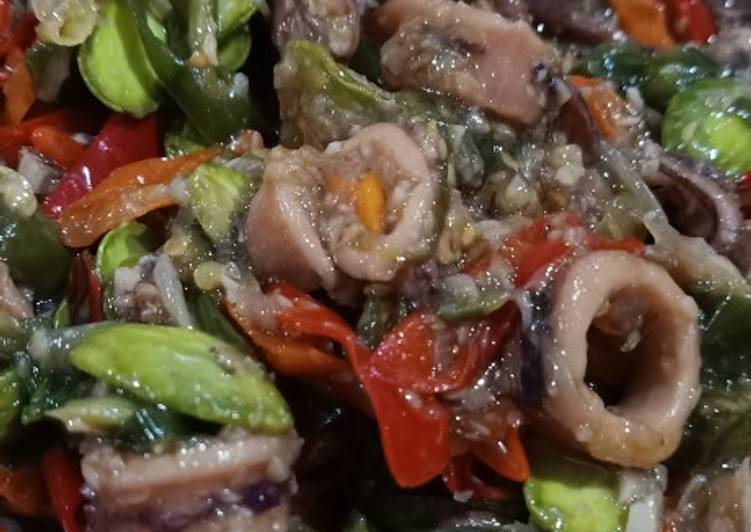 Resep masakan Oseng cumi asin pete (ide jualan) | Cara Buat Oseng cumi asin pete (ide jualan) Yang Menggugah Selera