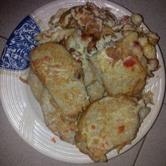 A picture of Yam with egg.