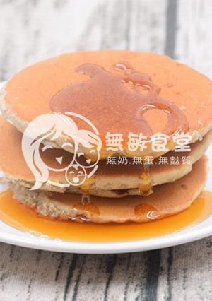 無奶無蛋無麵粉米鬆餅(Pancake) 的食譜成品照片