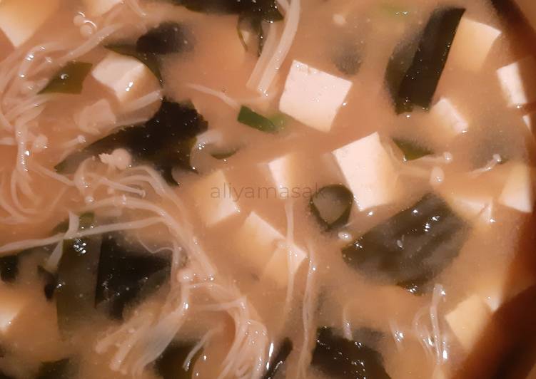 Langkah Mudah untuk Membuat Miso sup (simpel dan mudah) Anti Gagal