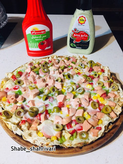 عکسی از دستور پیتزا تابه ای🍕