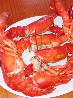 Una foto de Bogavante cocido en Navidad