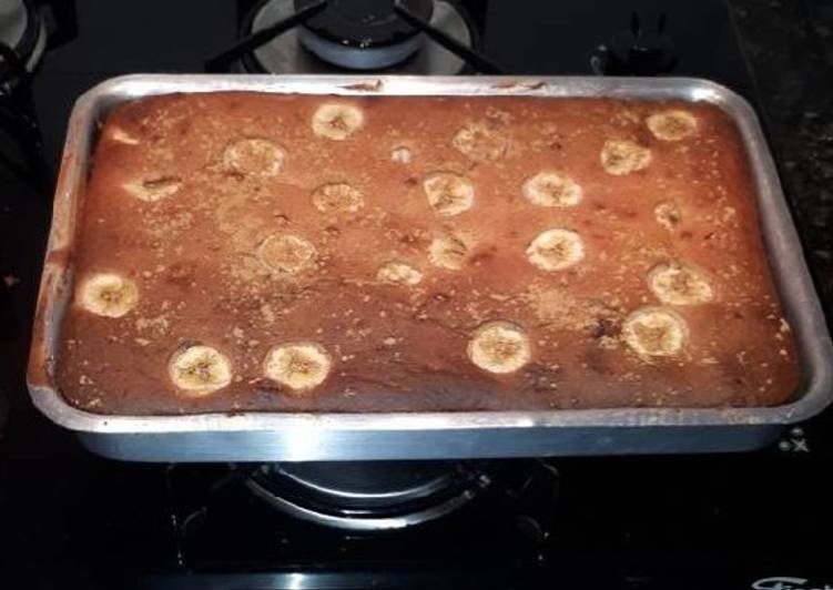 Bolo de banana fitness