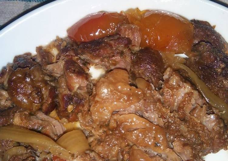 Sweet (and a bit sour) Beef, in Crockpot/Slow Cooker