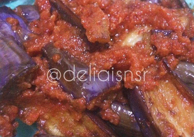 16. Terong Balado Simpel dan Mudah 🍆🌶