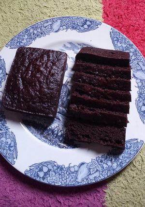 Foto resep Brownis kukus simpel No mixer (takaran sendok)