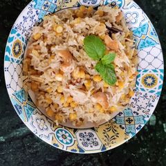 A picture of Chana Dal Pulao.