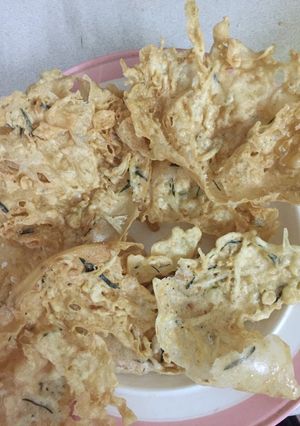 Foto resep Rempeyek ikan teri renyah