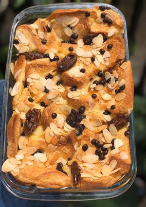 Foto resep Bread pudding kurma#takjil #ramadan