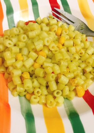 A picture of Stir fried Pasta.