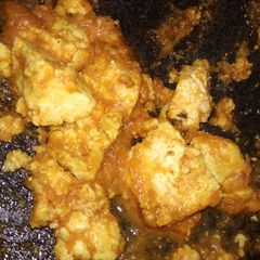 A picture of Kadhi Paneer.