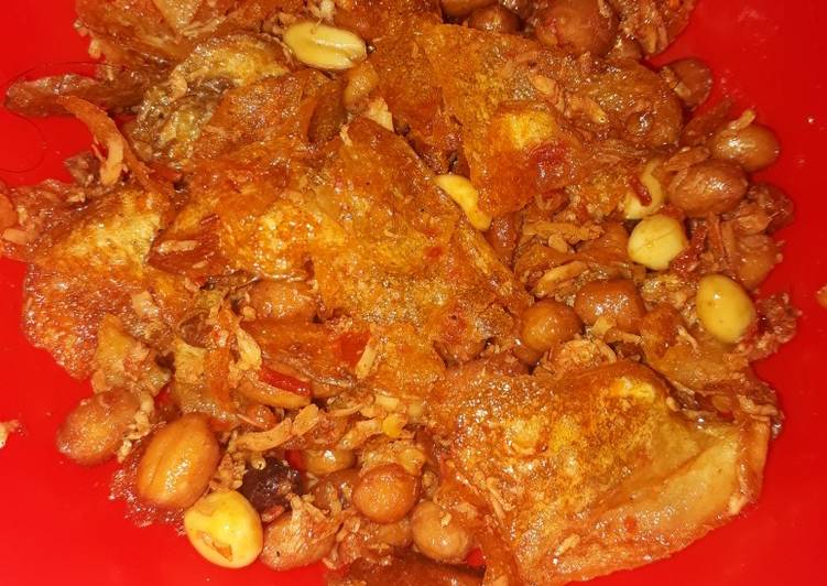 Resep Kering Kentang + Teri Medan Endulita, Lezat