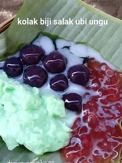 Foto resep Kolak biji salak ubi ungu