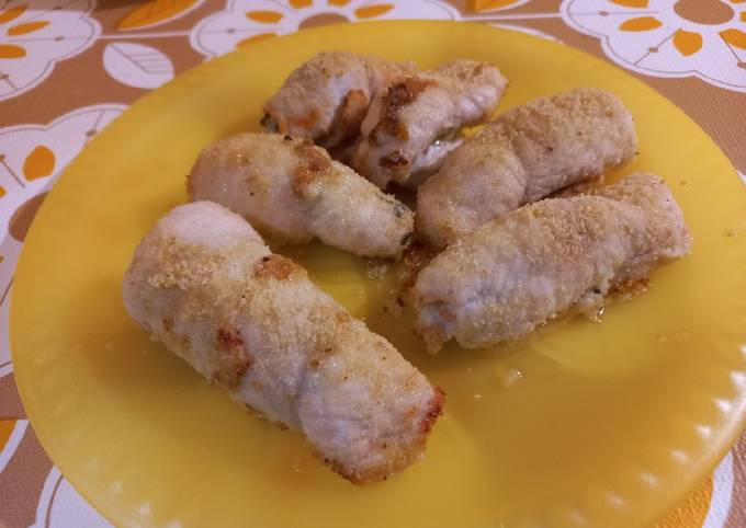 Bombette di pollo cacio e pepe
