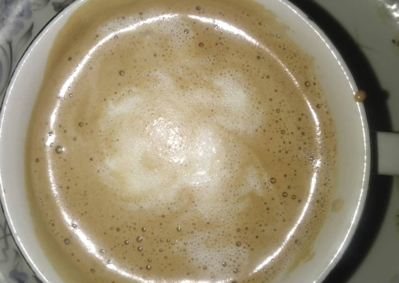 Perfect creamy frothy Coffee