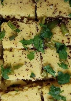 A picture of Khaman Dhokla.