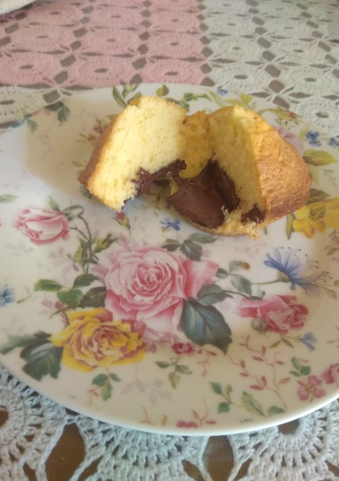 Una foto de Magdalena de vainilla con sorpresa en thermomix