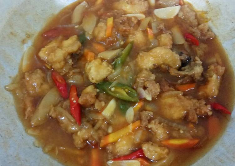 Resep Ayam Asam Manis Anti Gagal