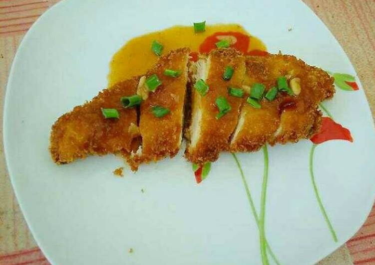 Chicken Katsu with Worcestershire Sauce