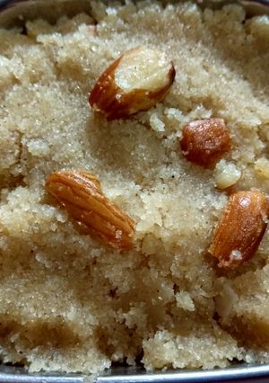 A picture of Suji Halwa.