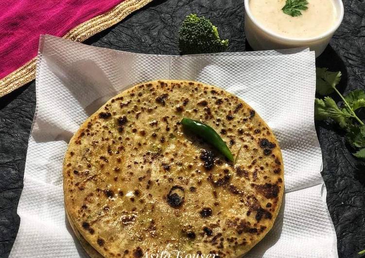 Broccoli Stuffed Paratha