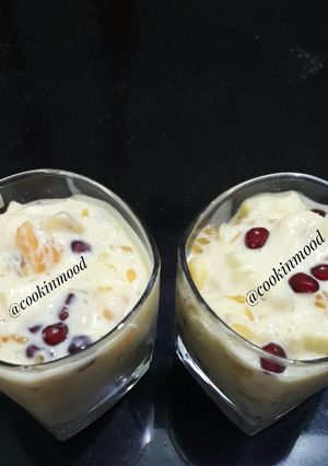 A picture of Fruit custard.