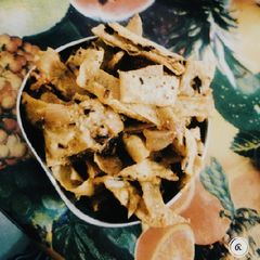A picture of Roti masala.