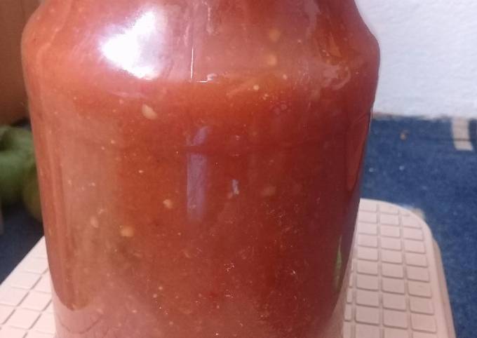 Домашний кетчуп чили #заготовки