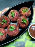 Beetroot and Chana Dal Kabab