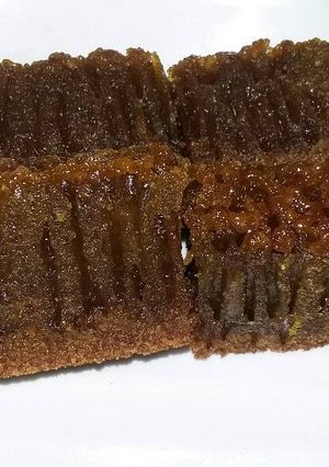 Foto resep Cake caramel pandan (sarang semut)