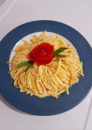 Foto resep Telur Dadar Iris