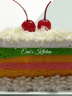 Foto resep Rainbow Cake Kukus