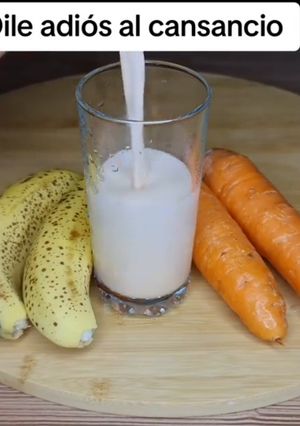 Una foto de Batido de zanahoria y bananas 🍌🥕🍌🥕