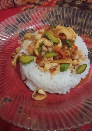 Foto resep Oseng Cumi Petai Pedas