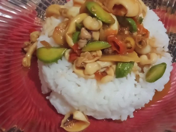 Cara Mudah Membuat Resep Oseng Cumi Petai Pedas yang Uenak Anti Ribet, Mantap