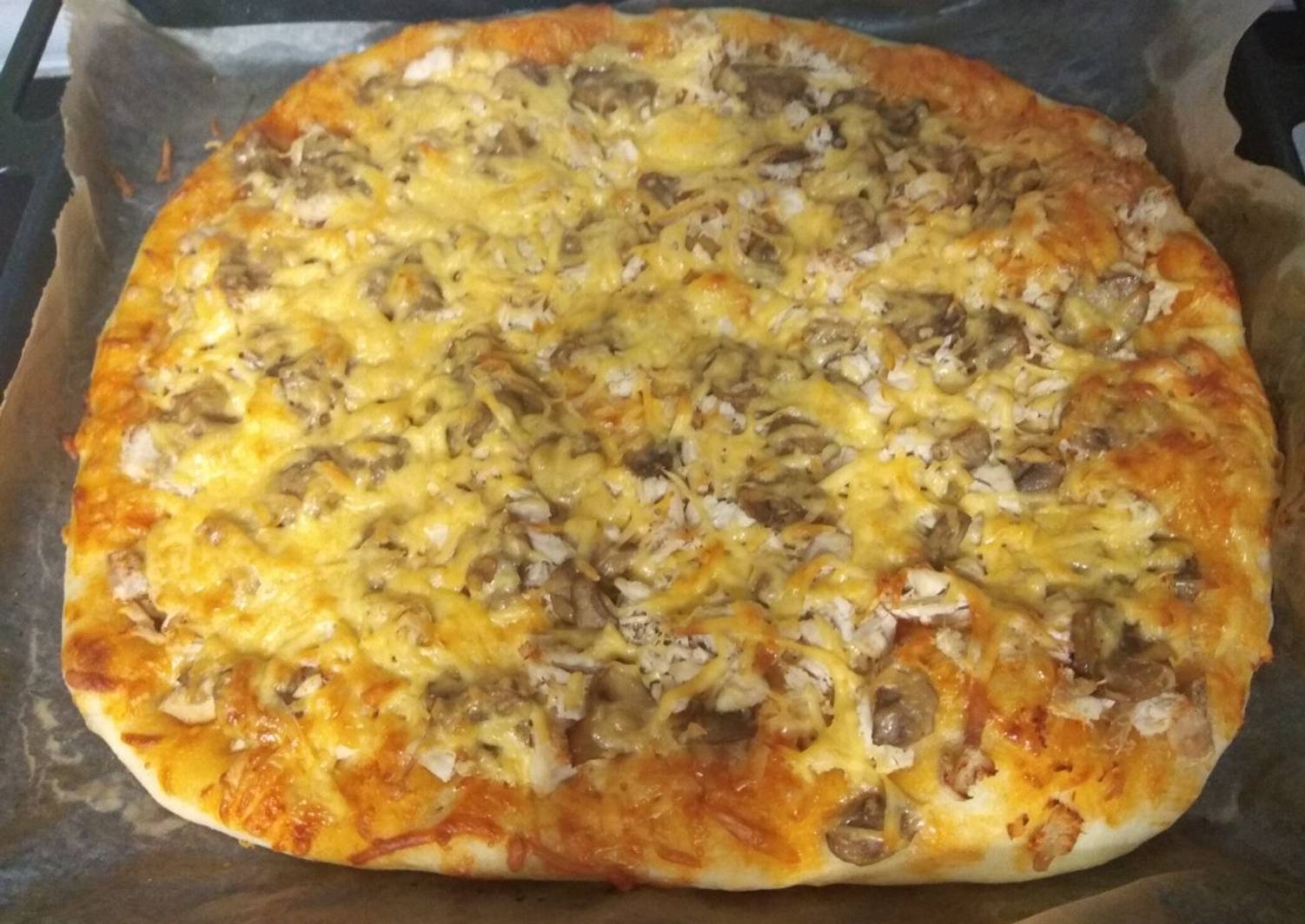 грибная пицца домашняя рецепт фото 90